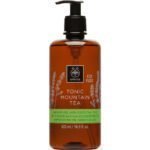 Apivita Tonic Mountain Tea Shower Gel with Essential Oils