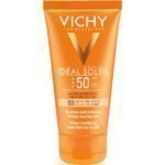 Vichy Ideal Soleil BB Tinted Dry Touch Fluid Mat Αδιάβροχη Αντηλιακή Κρέμα Προσώπου SPF50 με Χρώμα 50ml