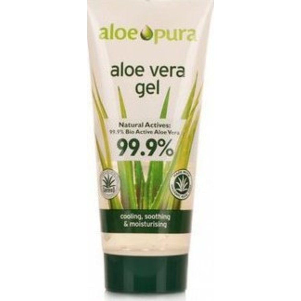 AloePura-Organic-Aloe-Vera-Gel-219 Optima Naturals Organic Aloe Vera Gel 99.9% Cooling Soothing & Moisturising 100ml - Image 1