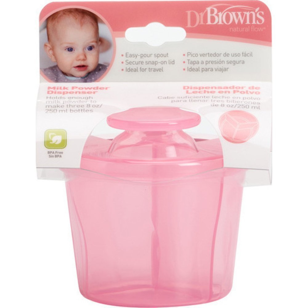 DrBrown-Milk-Powder-Dispenser-Pink-61 DrBrowns Milk Powder Dispenser Pink - Image 1