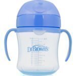 DrBrowns Soft Spout Transition Cup Blue 6+ Μηνών 180ml