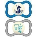 Mam Air Night Pacifier Blue 6+ Μηνών