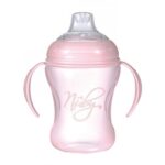 Nuby Natural Slipper Bottle Pink 240ml