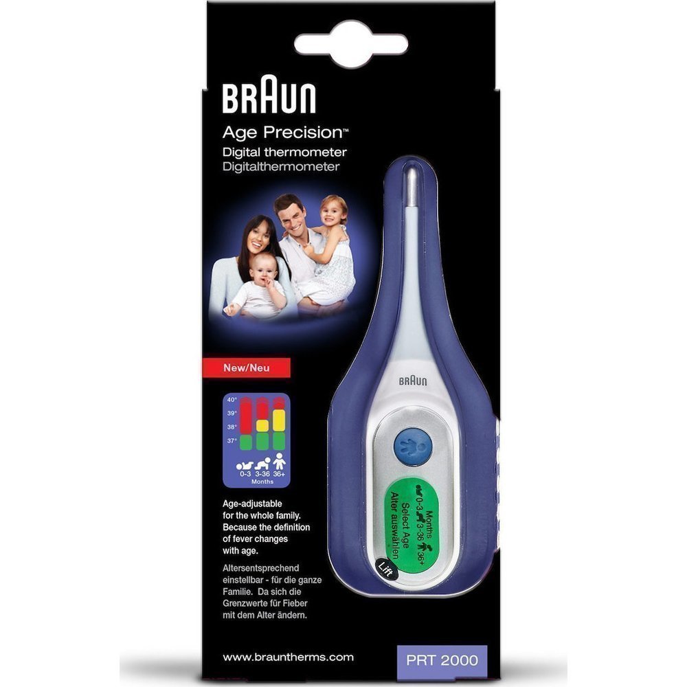 Braun-Age-Precision-Thermometer-15 Braun PRT 2000 Age Precision Digital Thermometer - Image 1