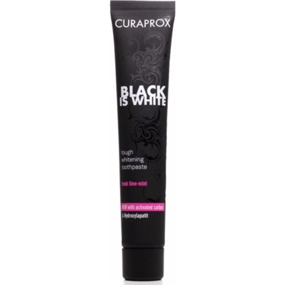 Curaprox-Black-White-Toothpaste-203 Curaprox Black is White Tough Whitening Toothpaste 90ml - Image 1
