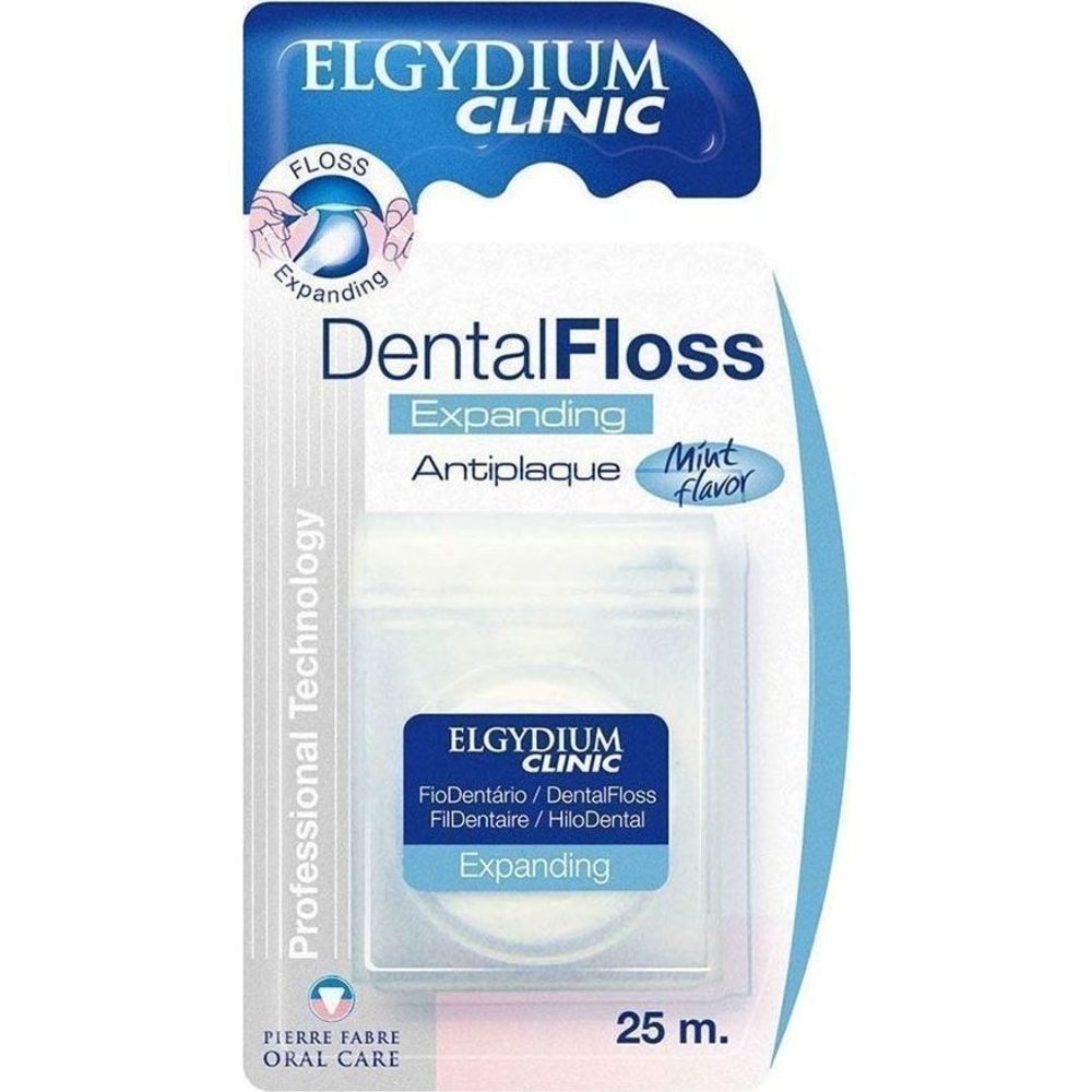 Elgydium Dental Floss Expanding Antiplaque 25m BlueMorpho