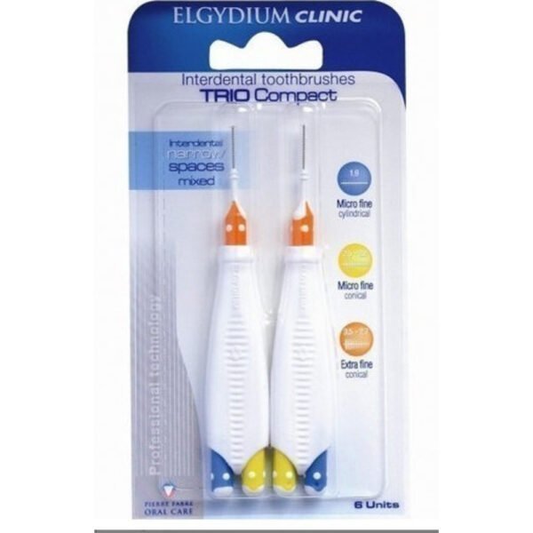 Elgydium Trio Compact 2 Στελέχη & 6τμχ