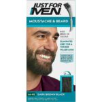 Just For Men M-45 Moustache and Beard Natural Dark Brown Black