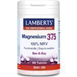 Lamberts Magnesium 375 100% NRV 180 ταμπλέτες