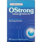 Pharmaline OStrong Calcium & Vitamin D3 60 Tablets
