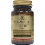 Solgar Vitamin D3 1000iu Chewable 100 μασώμενες ταμπλέτες