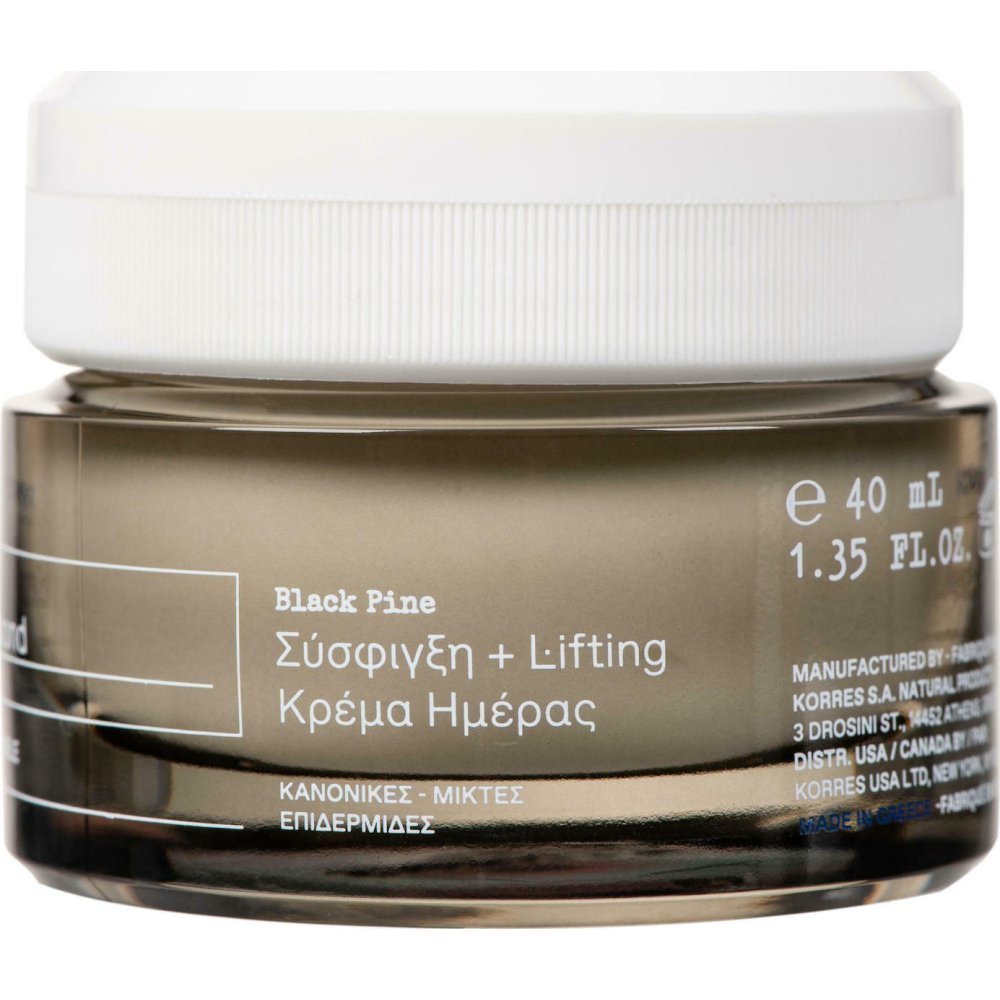Korres-Black-Pine-Eye-Day-Cream-123 Korres Μαύρη Πεύκη 4D Σύσφιξη & Lifting Κρέμα Ημέρας Για Κανονικές-Μικτές Επιδερμίδες 40ml - Image 1