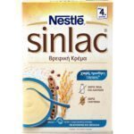 Nestle Βρεφική Κρέμα Sinlac 4m+ 500gr χωρίς Γλουτένη