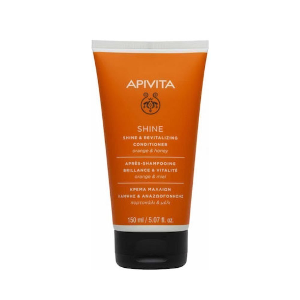 Untitled design (86) Apivita Shine Conditioner Θρέψης για Όλους τους Τύπους Μαλλιών 150ml - Image 1