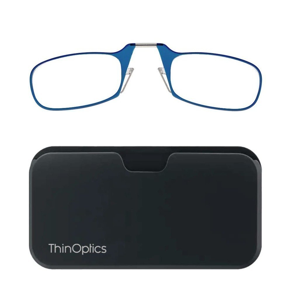 Thinoptics-Reader-Glasses-Blue-84321 ThinOptics Readers Blue +2.50 - Image 1