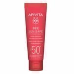 Apivita Bee Sun Safe Hydra Sensitive Αδιάβροχη Αντηλιακή Κρέμα Προσώπου SPF50 50ml