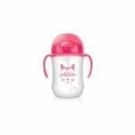 Dr. Brown's Pink Baby's 1St W/ Handles Straw, Cup, 270ml x 6m+