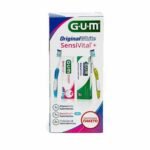 Gum Sensivital T/Paste + Orig. White T/Paste + 2 T/Brush (Sp. Offer), Pack, 4
