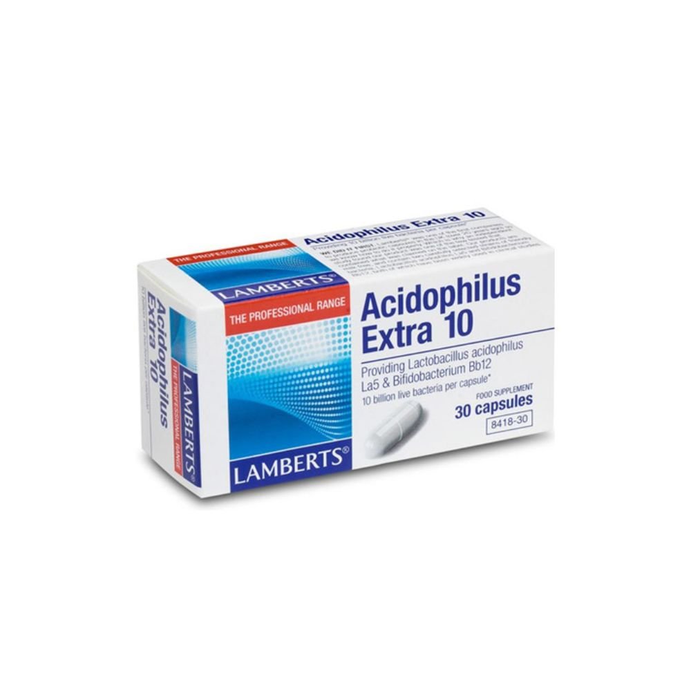 Untitled design - 2026-02-16T152723.758 Lamberts Acidophilus Extra 10, Caps, 30 - Image 1