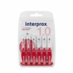 Interprox Interproximal Mini Conical Red, Brushes, 6 x 1.0