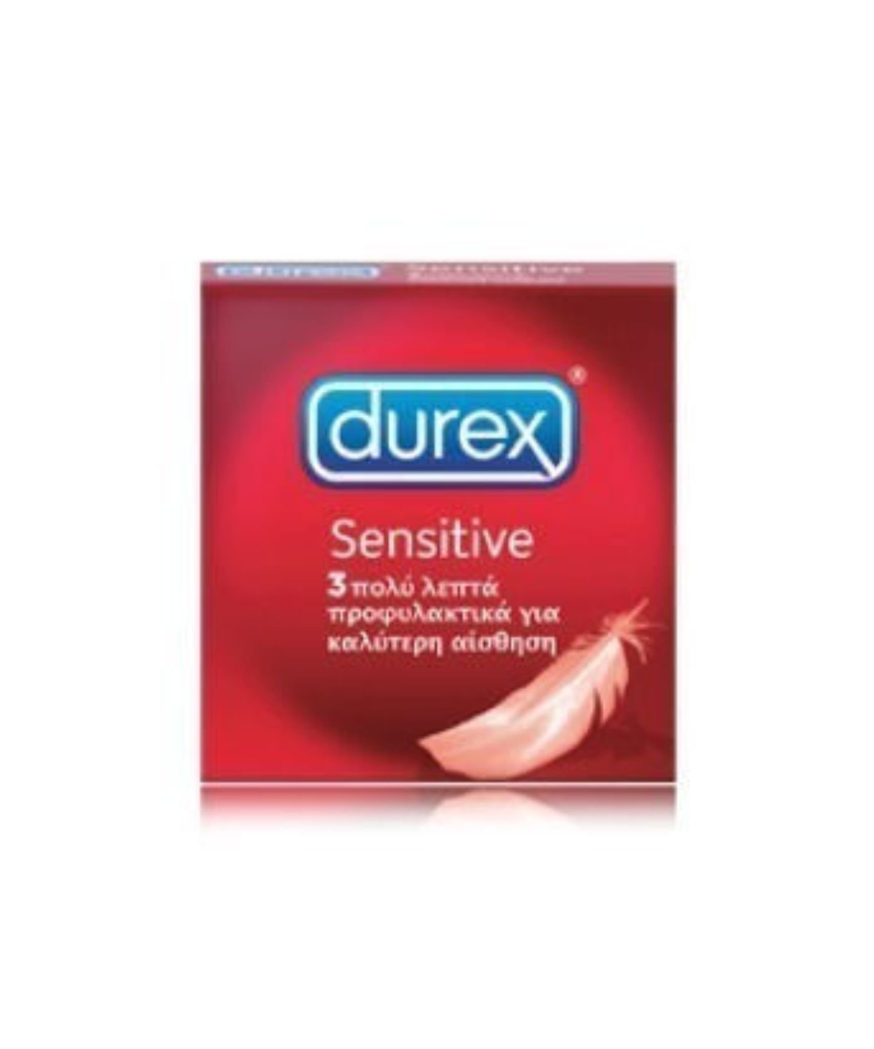 1000x1000 - 2023-01-19T173526.496 Durex Προφυλακτικά Sensitive Λεπτά 3τμχ - Image 1