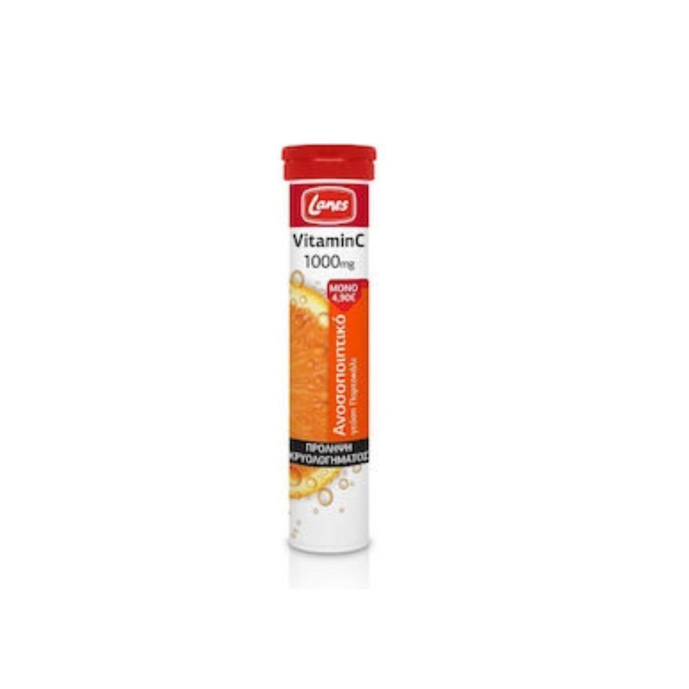 7290002427094 - 2023-03-30T151912.005 Lanes Vitamin C Orange, Efferv. Tabl, 20 x 1000mg - Image 1