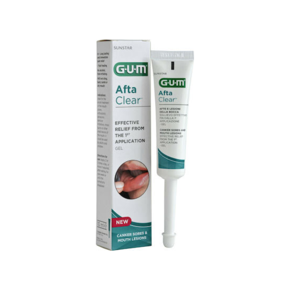 7290002427094 (3) GUM Afta Clear Gel 10ml - Image 1