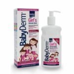 Intermed Παιδικό Αφρόλουτρο Babyderm Girls για την Ευαίσθητη Περιοχή σε Μορφή Κρέμας 300ml