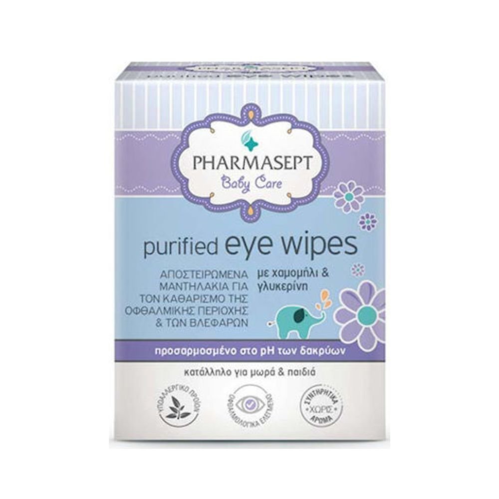 7290002427094 - 2023-04-20T093424.891 Pharmasept Αποστειρωμένα Μαντηλάκια Ματιών χωρίς Άρωμα με Χαμομήλι 10τμχ - Image 1
