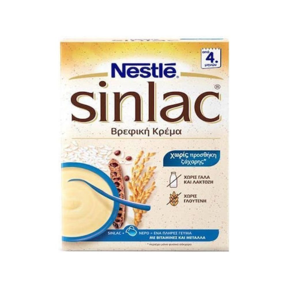7290002427094 - 2023-04-24T111022.830 Nestle Βρεφική Κρέμα Sinlac 4m+ 500gr χωρίς Γλουτένη - Image 1