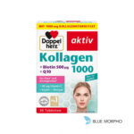 Doppel Herz Aktiv Kollagen 1000 + Biotin + Q10, Tablets, 30