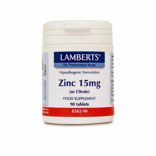 Lamberts Zinc 15mg (Citrate) 90 ταμπλέτες