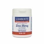 Lamberts Zinc 25mg (Citrate) 120 ταμπλέτες