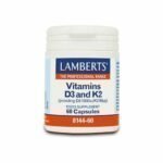 Lamberts Vitamin D3 1000iu & K2 90µg 60 κάψουλες