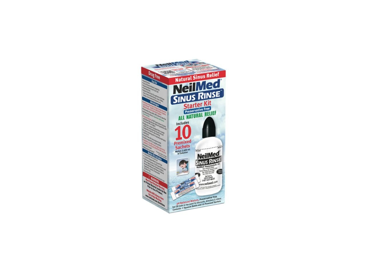Untitled design - 2025-11-25T180111.707 Neilmed Sinus Rinse Starter, Kit, 1+10sachets - Image 1