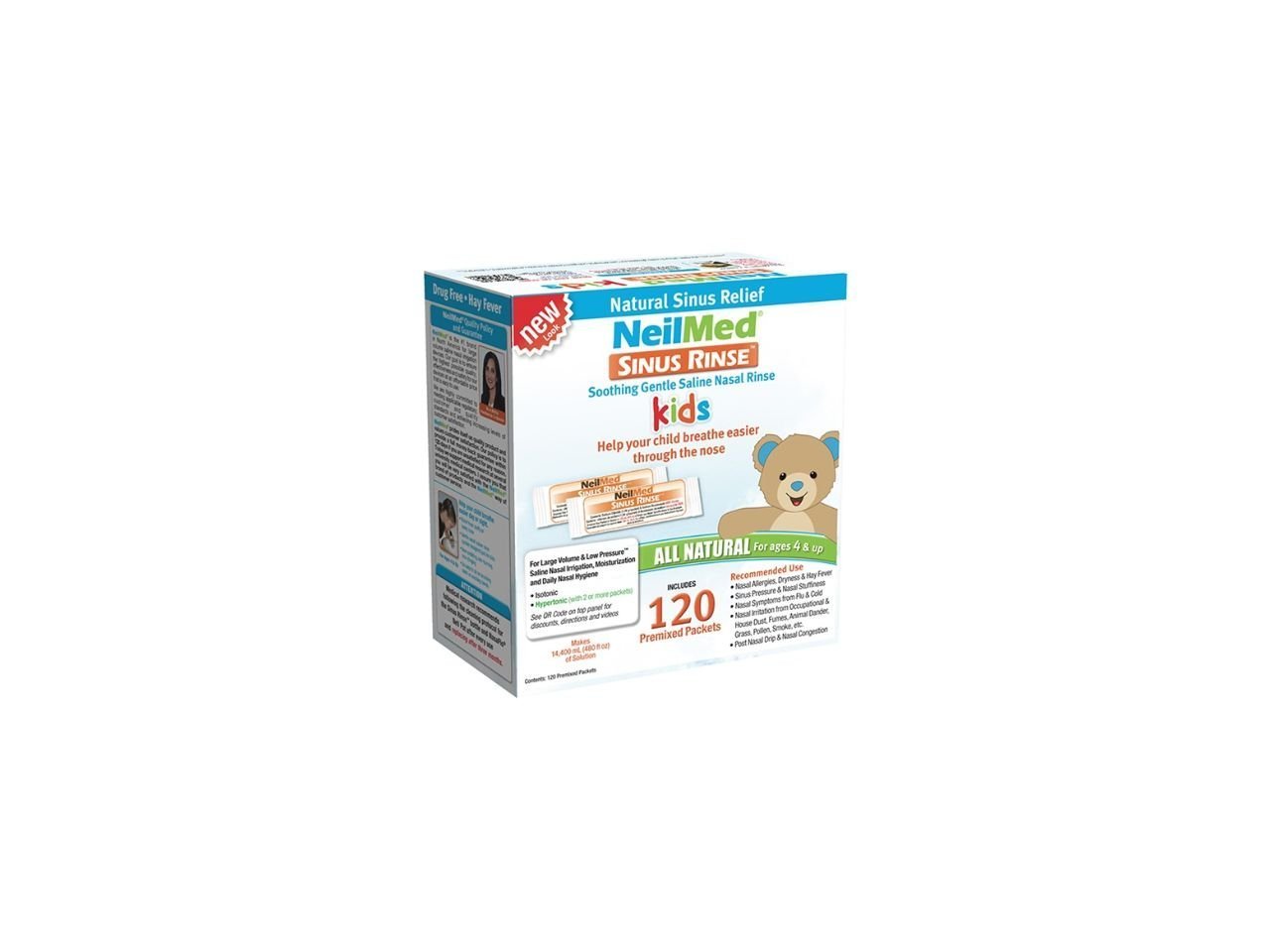 Untitled design - 2025-11-25T180312.308 Neilmed Sinus Rinse Kids (Refill), Sachets, 120 x 4years+ - Image 1
