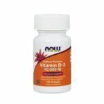 Now Foods Vitamin D-3 Βιταμίνη για Ανοσοποιητικό 10000iu 120 μαλακές κάψουλες