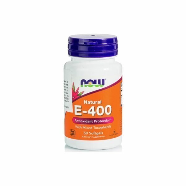 Now Foods Vitamin E Βιταμίνη για Αντιοξειδωτικό 400iu 268mg 50 μαλακές κάψουλες