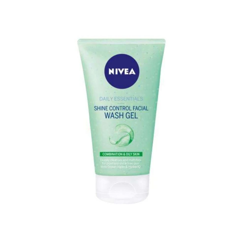 7290002427094 - 2024-02-28T204409.868 Nivea Shine Control Facial Wash Gel Τζελ Προσώπου για Βαθύ Καθαρισμό Μικτή/Λιπαρή Επιδερμίδα 150ml - Image 1