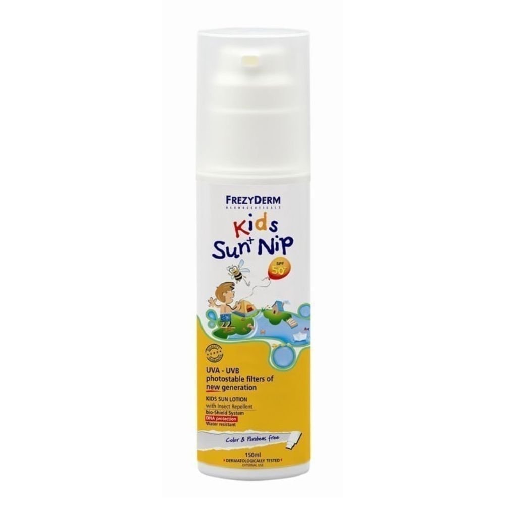7290002427094 - 2024-04-09T160801.634 Frezyderm Sun Spf50+ Kids & Nip, Sun Lotion, 150ml - Image 1