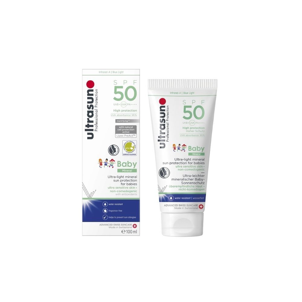 7290002427094 - 2024-04-13T101209.614 Ultrasun Spf50 Baby Mineral, Emulsion, 100ml - Image 1