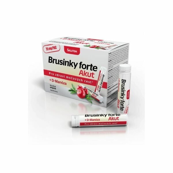 Salutem Brusinky Forte Akut Cranberry, Ampoules, 10x25ml