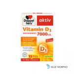 Doppel Herz Activ Vitamin D3 15 Tablets 7000iu