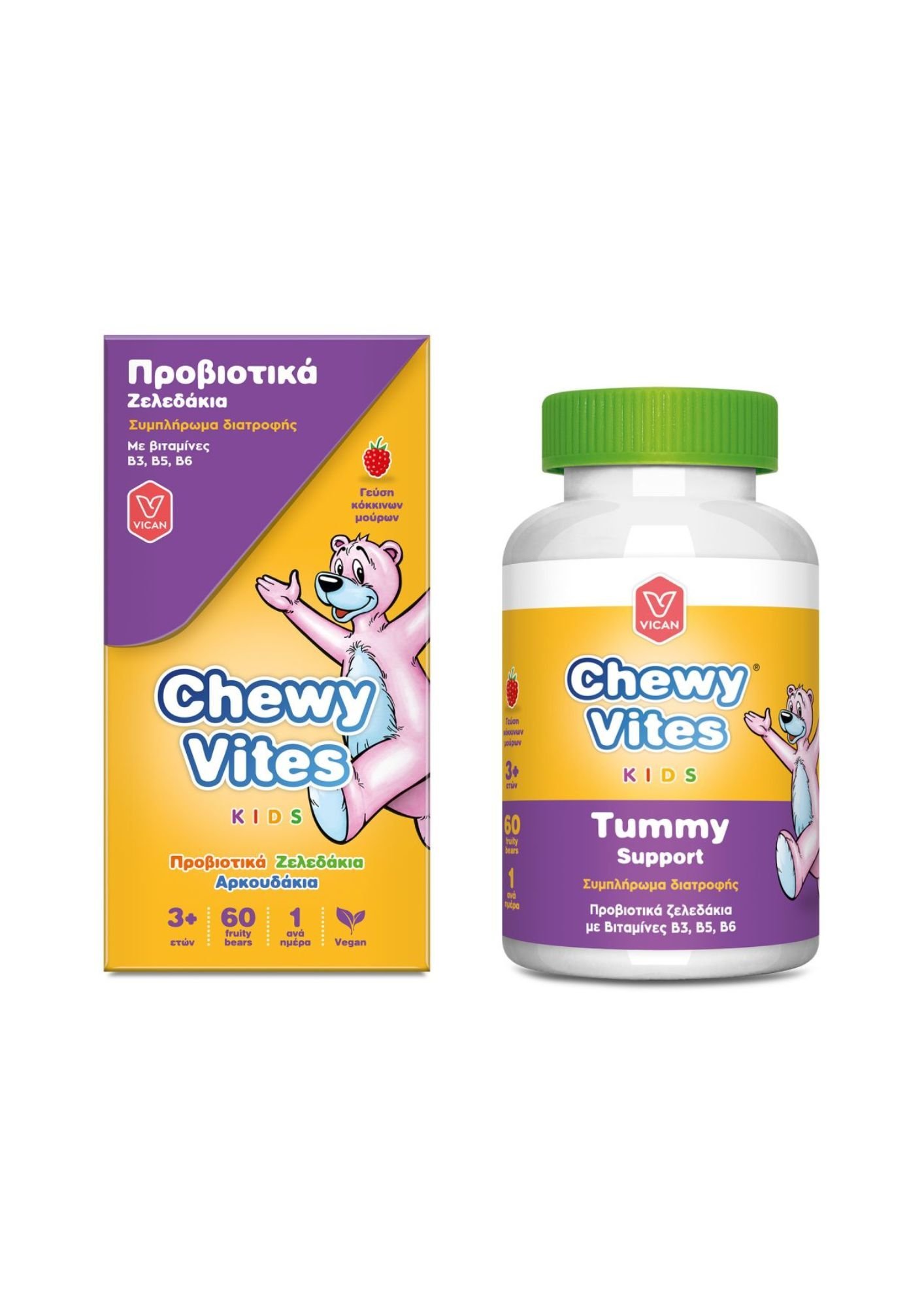 Master Aid Dermatess Ideal Elastic 1 Bandage 8cmx5m - 2025-10-09T112356.241 Chewyvites Kids Tummy Support W/ Vitamins B3, B5, B6 Red Berries 60 Softgels 3years - Image 1