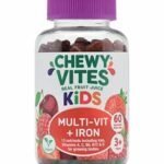 Chewyvites Kids Iron + Multivitamins Red Berries 60 Softgels 3years