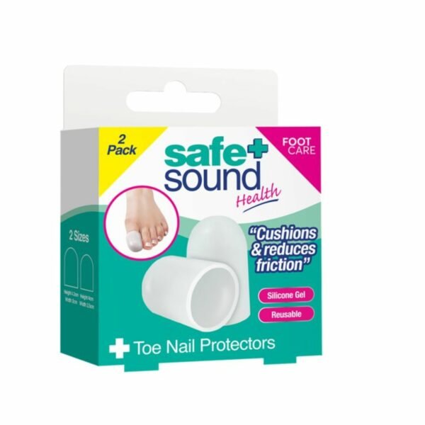 Safe+ Sound Health Silicone Reusable Toe Nail 4159 2 Protector 0
