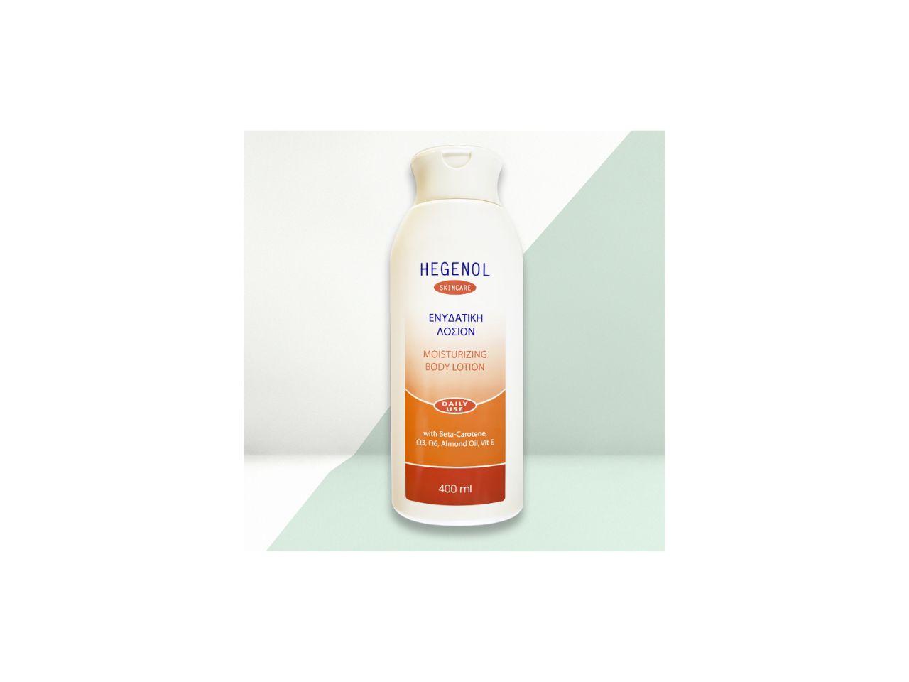 0300013342 (44) Hegenol Moisturizing, Body Lotion, 400ml - Image 1