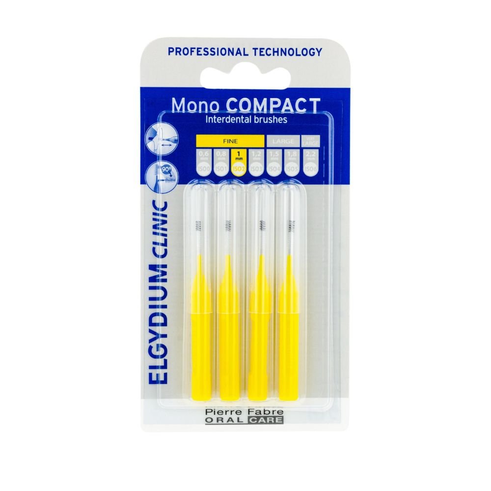 Untitled design - 2026-02-12T101314.233 Elgydium Clinic Mono Compact Yellow, Interdental Brush, 4 - Image 1