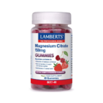Lamberts Magnesium Citrate Cherry & Strawberry 40 Gummies 150mg